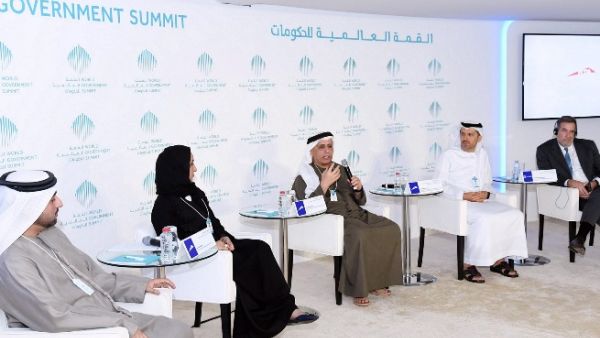 During a press conference held at the sidelines of the World Government Summit. During a press conference held at the sidelines of the World Government Summit.