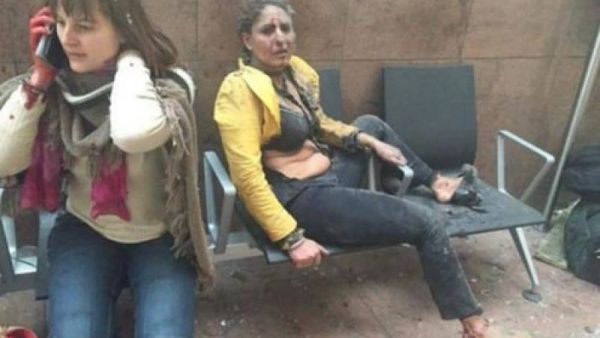 قتلى وجرحى واخلاء مطار بروكسل عقب  انفجارين