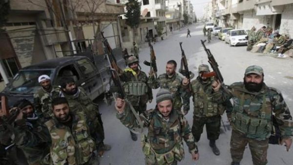 The regime was also blamed for the execution of medical staff and local media. (AFP/Joseph Eid)