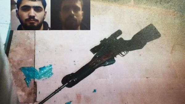 ناصر (يمين) وأكرم بدوي المتهمان يتنفيذ عدة هجمات إطلاق نار ضد إسرائيليين