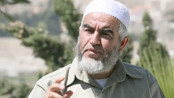  الشيخ رائد صلاح رئيس الحركة الإسلامية داخل الخط الأخضر