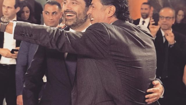 راغب علامة برفقة سعد الحريري