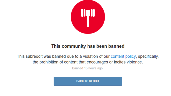Reddit has banned two subreddits. (Reddit)