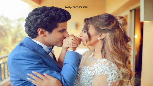 حمدي المرغيني وإسراء عبدالفتاح