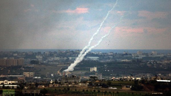 The Daesh-affiliated group claimed responsibility for Wednesday's rocket attacks on Israel. (AFP/Menahem Kahana)