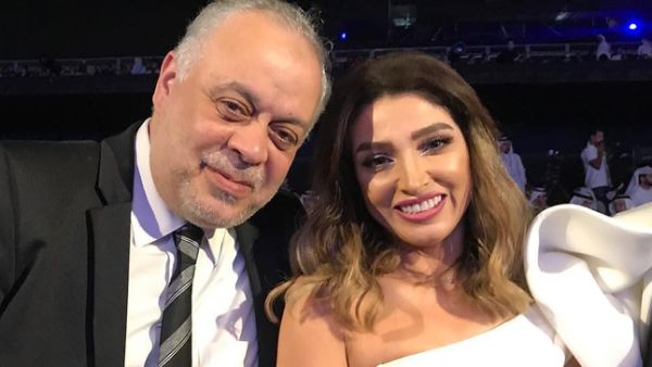 الدكتور أشرف ذكي وزوجته الفنّانة روجينا