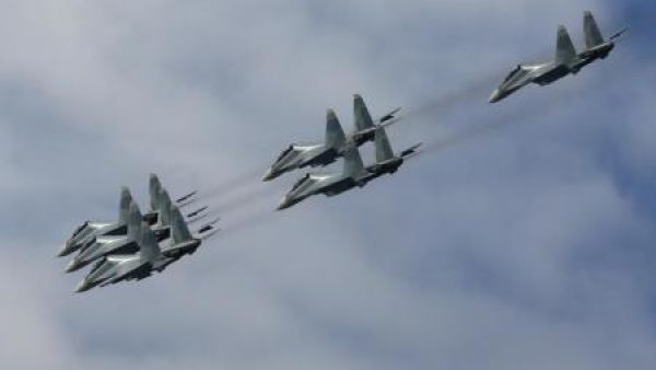 مقاتلات روسية من طراز سوخوي
