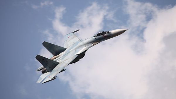 An Su-27 fighter jet operated by Russia's air force, similar to those flying sorties over Syria. (Wikimedia/Vitaly V. Kuzmin)
