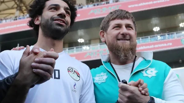 رمضان قاديروف ومحمد صلاح