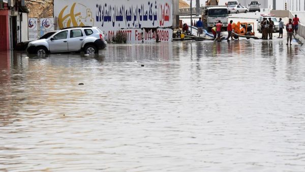 Heavy rains lashed the city this week and paralyzed daily life (AFP/File)