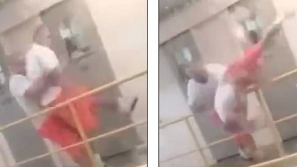 سجين يقوم بحركة مروعة بحق زميله في كاليفورنيا