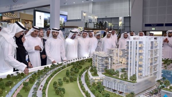 Sheikh Hamdan bin Mohammed, Crown Prince of Dubai, at the opening of Cityscape Global 2017. (Courtesy of Dubai Media Office)