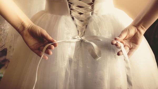 The bride was rescued in the middle of the wedding ceremony. (Shutterstock)