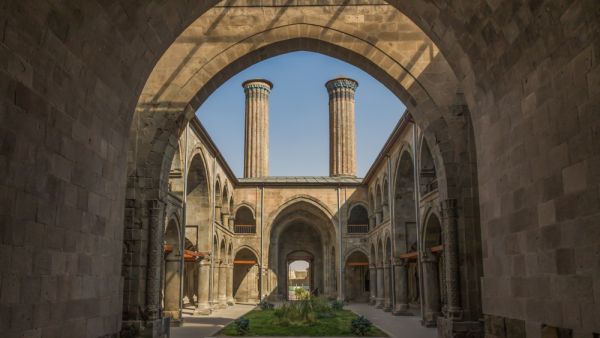 The double minaret madrasah. (Shutterstock/ File Photo)