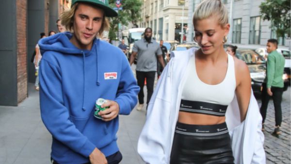 Justin proposed to Hailey last month (Source: Liam Goodner / Shutterstock)