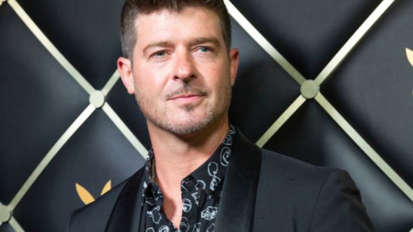 Thicke and his pregnant girlfriend April Love Geary were evacuated from their Malibu abode (Source: lev radin - Shutterstock.)