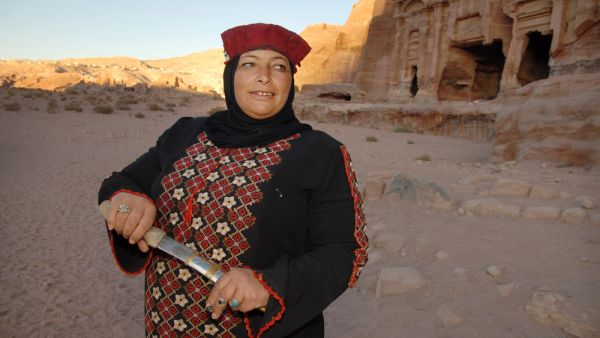 Jordan woman in her traditional dress. (Shutterstock/File Photo)