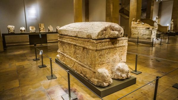 National Archeological Artifacts Museum Stone Coffin in Lebanon. (Shutterstock/ File Photo)