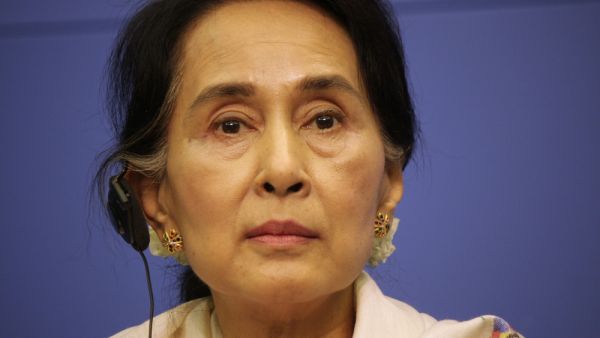 The portrait belonged to Suu Kyi’s husband, the Oxford academic Michael Aris, and was bequeathed to the college after his death in 1999 (Shutterstock/File Photo)