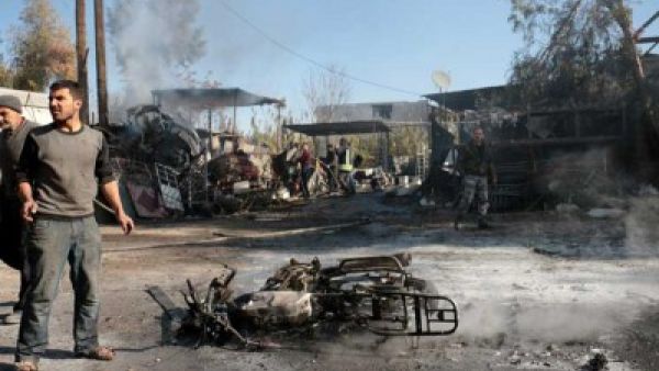 مقتل 46 شخصاً جرّاء قصف روسي وبراميل متفجرة ألقاها النظام السوري