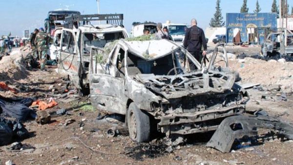  مقتل شخصين في تفجير سيارة ملغومة بمحافظة حماة
