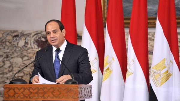 During his speech, Egyptian President Abdel Fattah Al-Sisi urged the parliament to finalize the legislation of several laws that are meant to regulate labor and workers’ rights, including the country's labor law. (AFP/ File)
