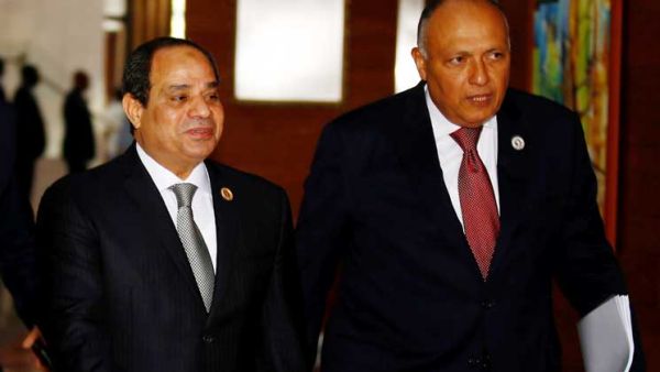 السيسي ووزير خارجيته