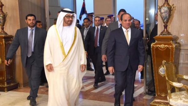 السيسي وبن زايد 