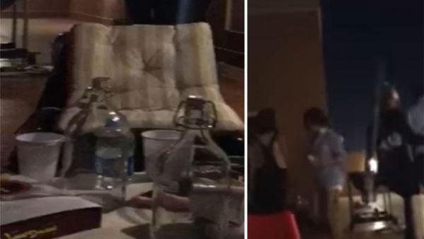 جميع المشاركين في الحفل كانوا في حالة سكر لحظة تصوير الفيديو