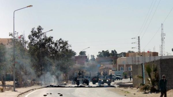 مواجهات بين الامن ومحتجين جنوب تونس 