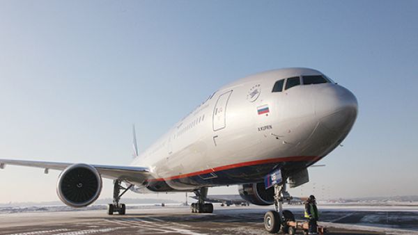 Aeroflot gets ready to taxi in Cairo after a suspension of two-and-a-half years (AFP/File Photo)	