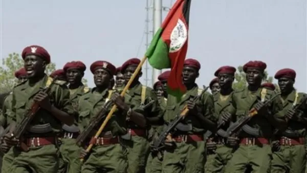 عناصر من الجيش السوداني الجنوبي