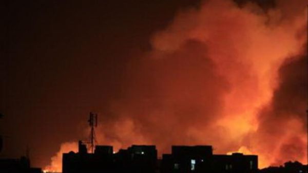  أربع طائرات اسرائيلية قصفت مصنع اليرموك للذخيرة