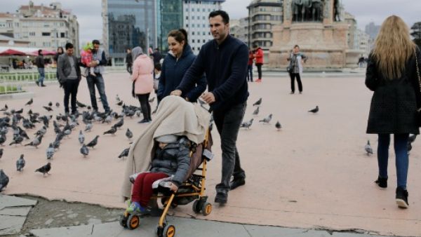 ساحة تقسيم في اسطنبول
