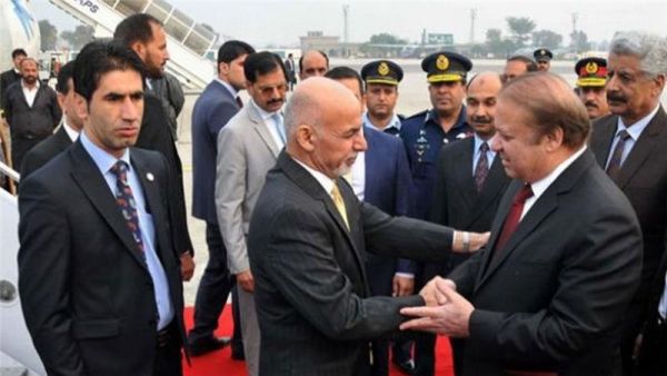 Ghani and Sharif have both committed themselves to renewing the Afghan peace process. (AFP/File)