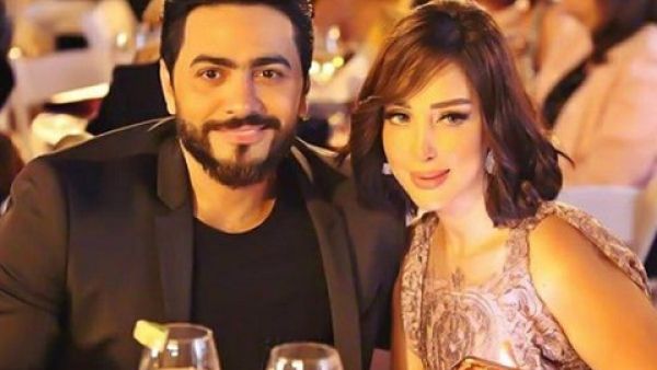 تامر حسني و بسمة بوسيل يرزقان بـ(آدم) في الولايات المتحدة