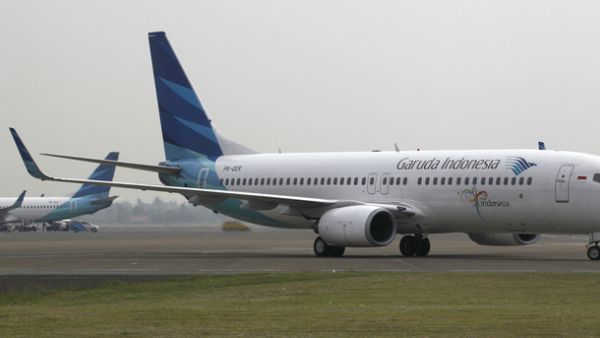 طائرة بوينغ 737-800 تابعة لشركة جارودا للطيران