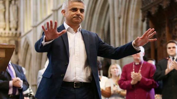 الرئيس الجديد لبلدية لندن صادق خان