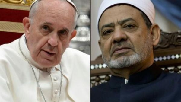 البابا يستقبل شيخ الأزهر في الفاتيكان الاثنين