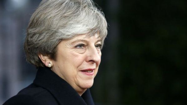 Britain's Prime minister Theresa May arrives to attend the first day of a European union summit. (AFP/File)