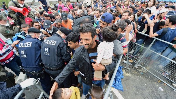Ironically, countries that are most threatened by a drop in birth rates such as Hungary are doing their best to keep migrants out. (AFP/File)