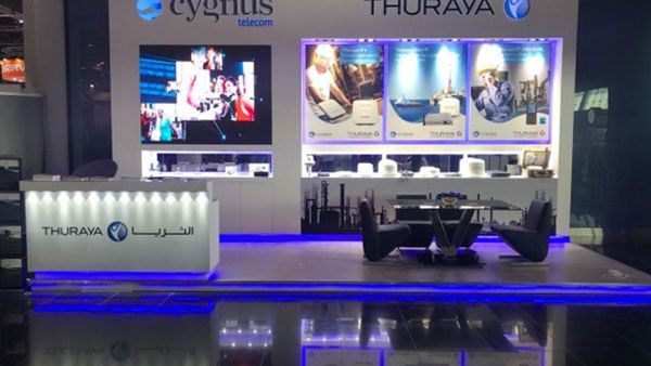 Thuraya and service partner, Cygnus Telecom, are showcasing the satellite communication portfolio for the oil and gas sector at the ongoing Abu Dhabi International Petroleum Exhibition and Conference (Adipec). (Courtesy of WAM) Thuraya and service partner, Cygnus Telecom, are showcasing the satellite communication portfolio for the oil and gas sector at the ongoing Abu Dhabi International Petroleum Exhibition and Conference (Adipec). (Courtesy of WAM)