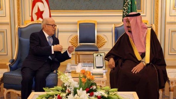 السبسي والملك سلمان السبسي والملك سلمان