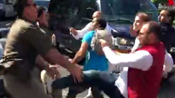 اشتباكات خلال زيارة أردوغان لواشنطن