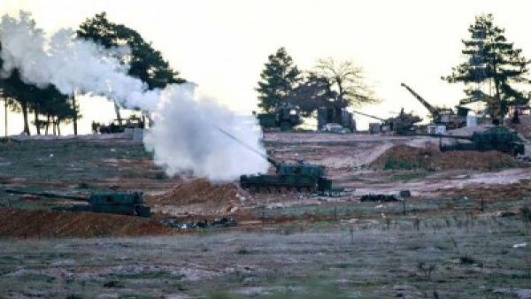 قصف تركي هو الأعنف على مناطق تحت سيطرة الاكراد في محافظة حلب