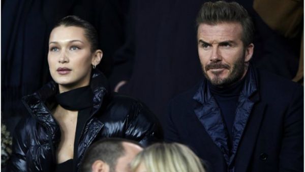 ديفيد بيكهام وبيلا حديد