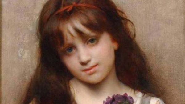 بائعة الورد