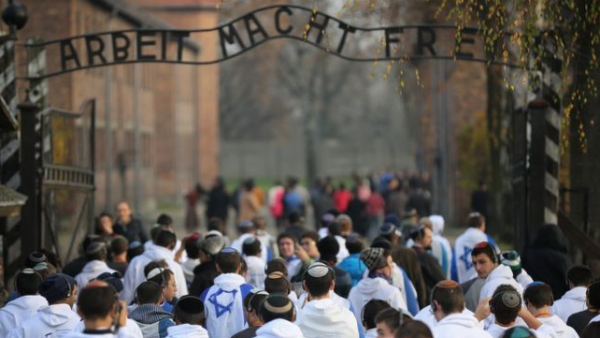 The travel executives are suspected of violating competition rules by colluding on prices for high school trips to the Nazi death camps. (Twitter)