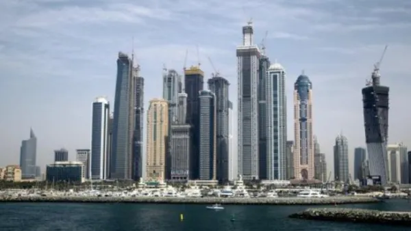 منظر عام لمدينة دبي الإماراتية
