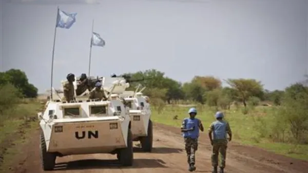 
جنود من قوة حفظ السلام في ابيي بوسط السودان